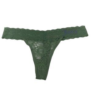 Juicy Couture Women's Size XL Panty Thong Lace Green New Without Tags